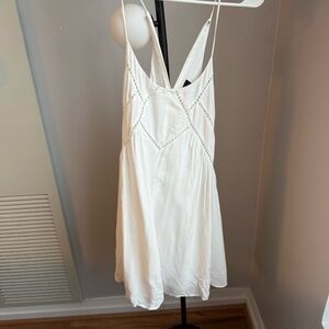 Lulu's White Mini Summer Dress